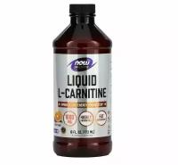 Now Foods L-Carnitine Liquid, 1000 мг, 473 мл, Цитрусовый