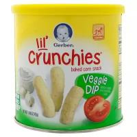 Снэк Gerber Graduates Lil' Crunchies Veggie Dip, с 8 месяцев