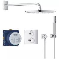 Душевой комплект Grohe Grohtherm 34730000, серебристый хром 1250 мм