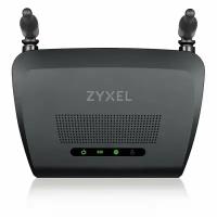 Wi-Fi роутер ZyXEL NBG-418N v2, 802.11n, 300Мбит/с, черный