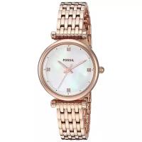 Наручные часы FOSSIL Carlie, золотой, серый