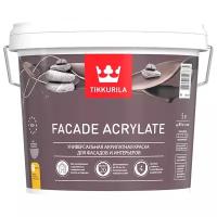 Краска акриловая Tikkurila Facade Acrylate глубокоматовая белый 5 л 6.75 кг