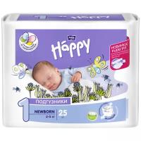 bella baby Happy Подгузники детские "bella baby Happy" Newborn, 25 шт./уп., вес 2-5 кг