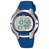 Наручные часы CASIO LW-200-2A, синий, серебряный