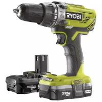 Аккумуляторная ударная дрель-шуруповерт RYOBI R18PD3-213G