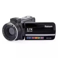 Видеокамера Rekam DVC-560 черный IS el 3" 1080p Sdhc+mmc Flash/Flash 2504000005