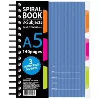 Attache SELECTION Бизнес-тетрадь Spiral Book A5, клетка, 140 л., 1 шт., синий