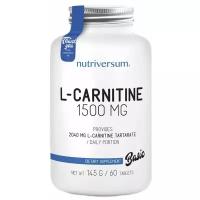 Nutriversum L-Carnitine 1500 mg, 60 таблеток
