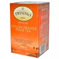 Чай черный Twinings Ceylon orange pekoe в пакетиках