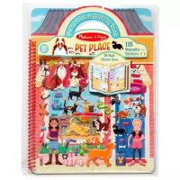 Книжка с наклейками "Puffy Sticker Activity Book - Pet Place"