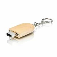 USB флешка, USB flash-накопитель, Деревянная флешка Bamboo, 128 МB, Светлое дерево, арт. F28 10шт