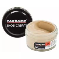 Крем для обуви Shoe Cream TARRAGO, цветной, банка стекло, 50 мл. (038 (buckskin) оленья кожа)