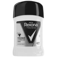 Антиперспирант стик Rexona Men Motionsense Невидимый на черной и белой одежде