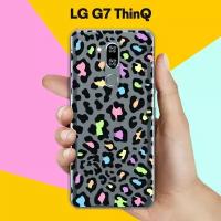 Силиконовый чехол на LG G7 ThinQ Пятна 100 / для ЛДжи Джи 7 СинКу