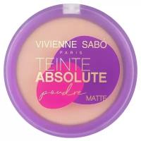 Vivienne Sabo Пудра компактная матирующая/ Mattifying Pressed powder/ Poudre Matifiante compacte "Teinte Absolute matte" тон 04