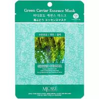 MIJIN Green Caviar Essence Mask - Миджин Тканевая маска для лица с экстрактом зеленой икры, 23 гр -