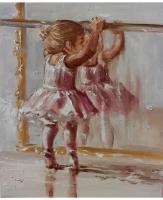 Картина по номерам Маленькая балерина 40х50 см