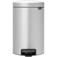 Бак мусорный с педалью Brabantia "newIcon"3л, серый металлик, 113260