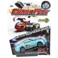 машинка 1TOY CrashFest Grizzly 2в1инерционная, разборная