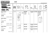 YENMAK 11-01307-000 поршень двс без колец Audi (Ауди) 80. VW Golf (Гольф) 1.8 =81 1.5x1.75x3 std 82