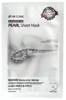 Маска тканевая с экстрактом жемчуга, 25мл, Essential Up Pearl Sheet Mask, 3W Clinic, 8809540514990