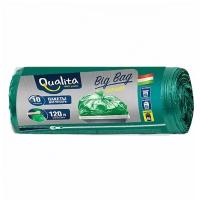 Мешки для мусора Qualita Big bag 120 л, 10 шт., зеленый
