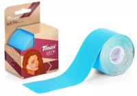 Кинезио тейп шелк Tmax Face Tape для лица 5см х 5м, голубой