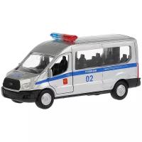Микроавтобус ТЕХНОПАРК Ford Transit Полиция SB-18-18-P-WB, 12 см, серебристый
