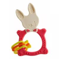 Прорезыватель ROXY-KIDS Bunny, коралловый