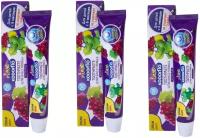 Lion Зубная паста для детей с 6 месяцев Thailand Kodomo с ароматом винограда 40 г, 3 шт