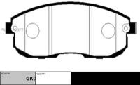 Колодки Тормозные Дисковые Передние Suzuki: Sx4 06- Nissan: Juke 10- Renault: Latitude 10- Fiat: Sedici 06- CTR арт. GK0986