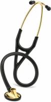 Стетоскоп Littmann Master Cardiology Черный с золотым колоколом (Black/ Brass Finish), 2175