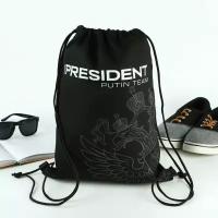 Мешок для обуви Mr.President, герб России, цвет чёрный, размер 41*31