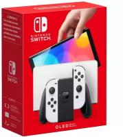 Игровая приставка Nintendo Switch (OLED-модель) White. Требуется адаптер под евро-вилку