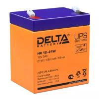 Батарея Delta HR 12-21W 12V 5Ah (Battery replacement APC rbc30, rbc43, rbc44, sybt2 90мм/101мм/70мм)