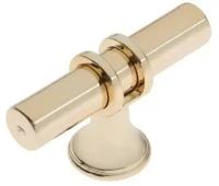Ручка-кнопка CAPPIO, d=12 мм, пластик, цвет золото