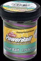 Форелевая паста BERKLEY PowerBait Original SCENT Trout Bait 50 гр (цв. Hippie Hypnotize) / Паста Беркли / Рыбалка на форель / Всесезонная / Свежая партия / Производство США