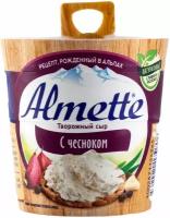 Сыр Almette творожный с чесноком 60%