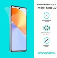 Защитная бронированная пленка для Infinix Note 30 (Глянцевая, Защита экрана CaseFriendly)