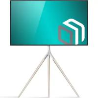 Стойка ONKRON TS1220 для телевизора 32"-65" напольная, стиль лофт, до 35 кг, белый