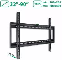 Кронштейн для ТВ VLK TRENTO-31 black (max VESA 600x400 мм, настенный, фиксированный, max 50 кг) (51011)