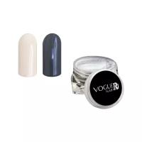 Втирка для дизайна ногтей Vogue Nails жемчужный пигмент для декора маникюра, синяя, 0,5 г