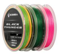 Ecooda, Шнур Black Thunder Enle PEX8, 300м, 0.40мм, 40кг, 88lb, #6.0, Blue