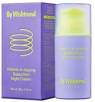 BY WISHTREND Крем для лица ночной ретинол и бакучиол. Vitamin A-mazing bakuchiol night cream, 30 гр