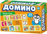 Настольная игра Русский стиль "Домино", Животные, 28 карточек (4519)