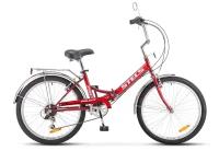 Велосипед 24" Stels Pilot-750, Z010, цвет красный, размер 14"