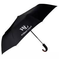 Складной зонт полуавтоматический William Lloyd, черный