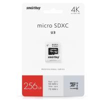128Gb - SmartBuy MicroSDXC Class10 Pro U3 SB128GBSDCL10U3-01 (Оригинальная!)