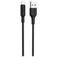 Кабель Hoco X25 Soarer USB - USB Type-C, 1 м, 1 шт., черный