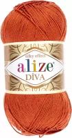 Пряжа Alize Diva терракот (36), 100%микрофибра, 350м, 100г, 2шт